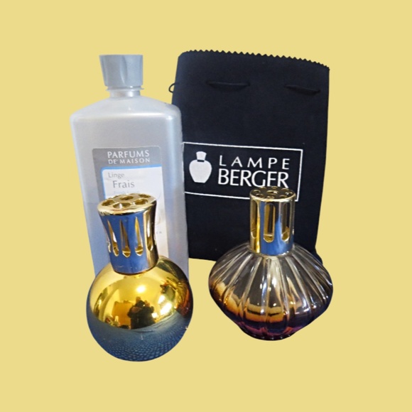 2 Maison Berger Lampe Diffusers  with Bottle of Fragrance - Picture 1 of 6